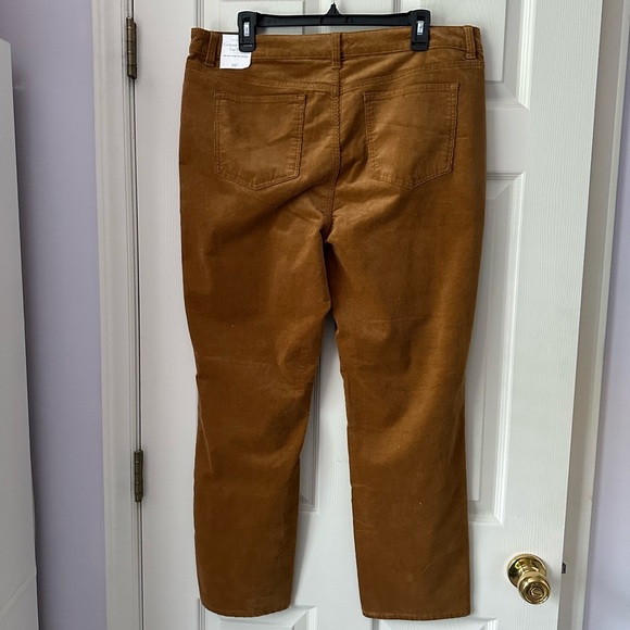 Talbots STRETCH CORDUROY STRAIGHT LEG PANTS - Picture 2 of 9